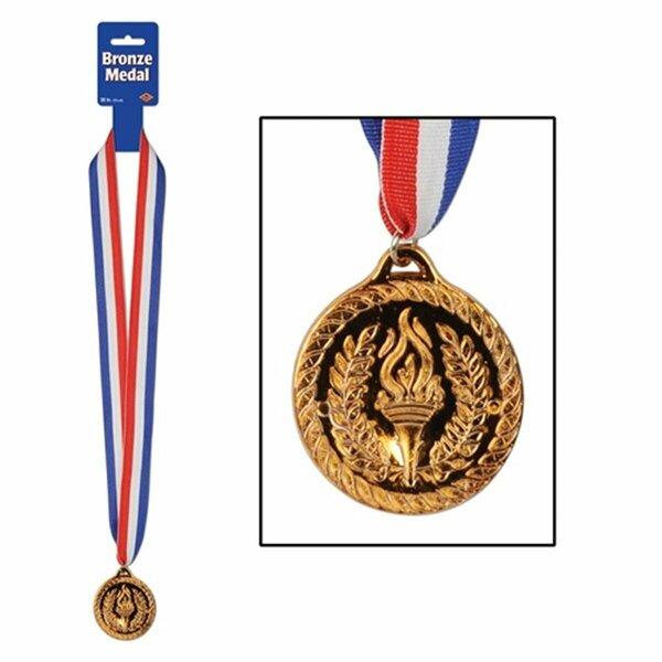 Goldengifts Medalwith Ribbon - Bronze, 12PK GO48577